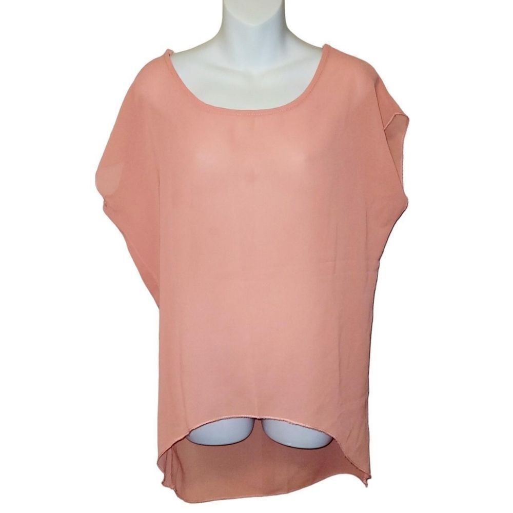 2/$20 Vintage 90s pink top blouse